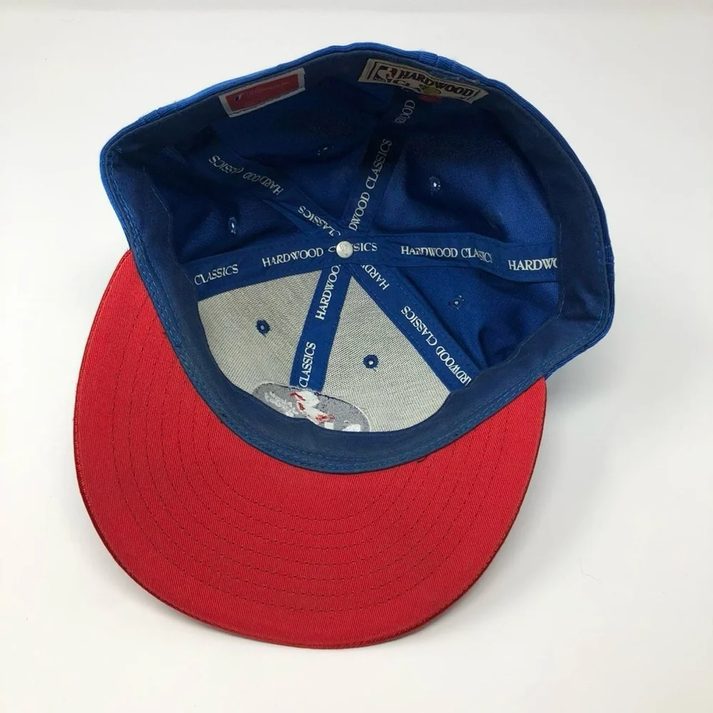 Twin Enterprises Hardwood Classics New Jersey Nets Stained Fitted Hat Size 7 3/8